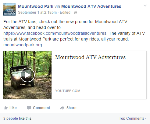 Mountwood Facebook 3
